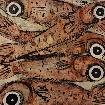 Peinture LES SARDINES par Maury Hervé | Tableau