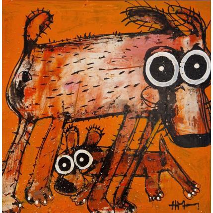 Peinture TEMPS DE CHIEN par Maury Hervé | Tableau