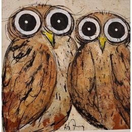 Peinture TINA ET TURNER par Maury Hervé | Tableau