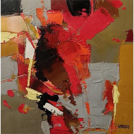 Peinture PERFECT IMPERFECTION par Virgis | Tableau Abstrait Huile minimaliste