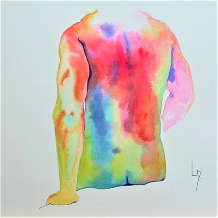 Peinture NH 26 par Loussouarn Michèle | Tableau Figuratif Aquarelle Nu