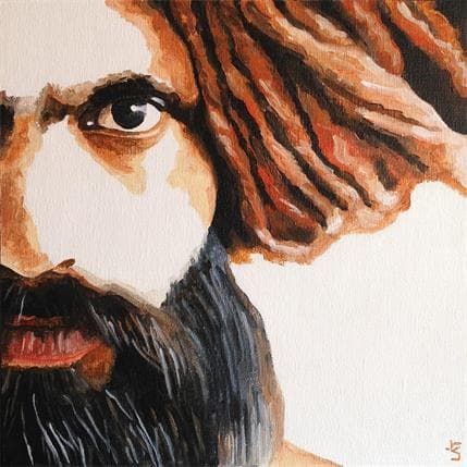 Peinture Giridhar par Alvarez Torezano Luis | Tableau Figuratif Acrylique Portraits