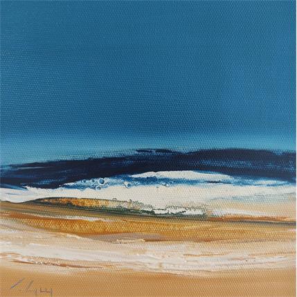 Peinture Enchantement par Guy Viviane  | Tableau Abstrait Huile Minimaliste