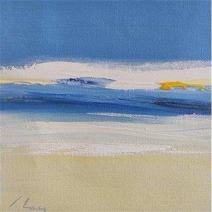 Peinture Sable par Guy Viviane  | Tableau Abstrait Huile Minimaliste