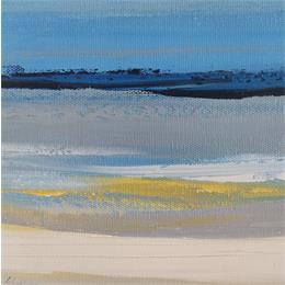 Painting Solitude by Guy Viviane  | Painting Abstract Oil Minimalist