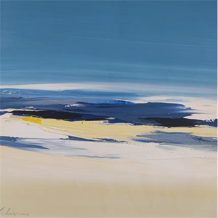 Peinture Aventure par Guy Viviane  | Tableau Abstrait Huile Minimaliste