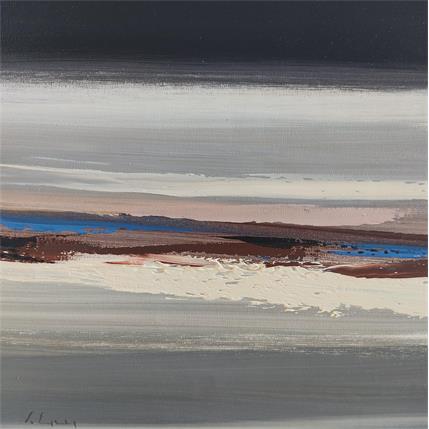 Peinture Les couleurs du temps par Guy Viviane  | Tableau Abstrait Huile Minimaliste