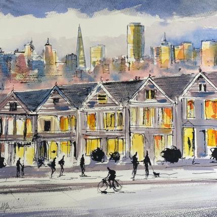 Peinture SF Windows par Jones Henry | Tableau  Aquarelle