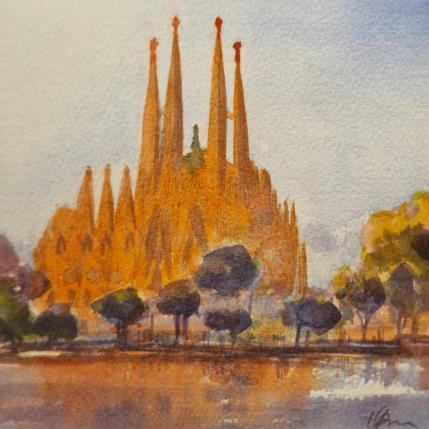 Painting Sagrada Glow by Jones Henry | Painting  Watercolor