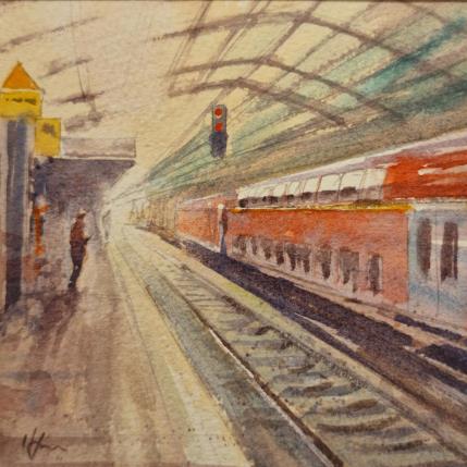 Painting Waiting by Jones Henry | Painting  Watercolor
