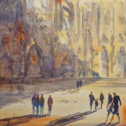 Painting Dom summer by Jones Henry | Painting  Watercolor