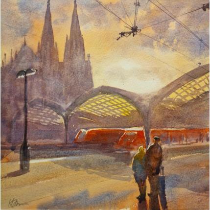 Painting Station Summer by Jones Henry | Painting  Watercolor