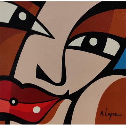 Peinture LIBEREE par Lopez Alfredo | Tableau Figuratif Acrylique scènes de vie