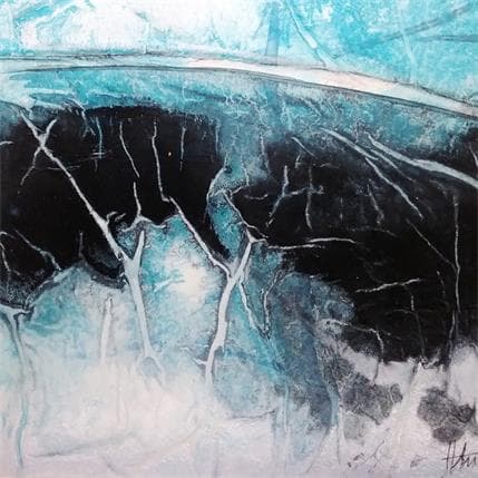 Peinture Résurgence 2 par Han | Tableau Abstrait Paysages