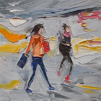 Painting Morning flight by Lunetskaya Elena | Painting Figurative Oil Life style