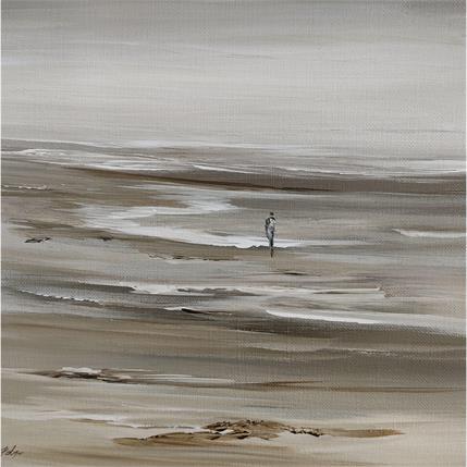 Peinture Méditation par Macee | Tableau Figuratif Huile Marine, Portraits