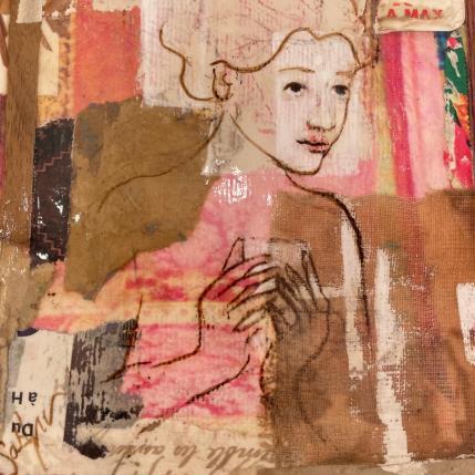 Peinture L'imparfait par Sablyne | Tableau Art Singulier Acrylique Portraits