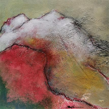 Peinture Dans tes draps grenades par Kerbastard Béatrice | Tableau Figuratif Acrylique Nu