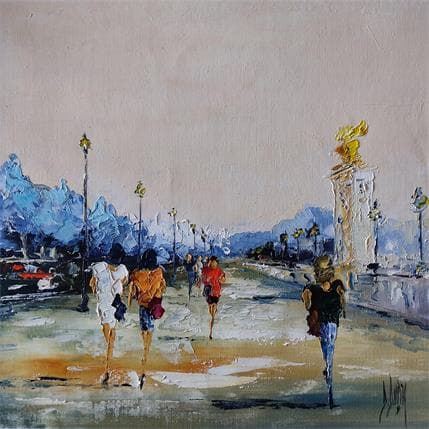 Gemälde les femmes von Dupin Dominique | Gemälde Figurativ Öl Alltagsszenen