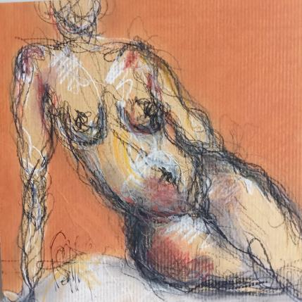 Peinture Geneviève par Sahuc François | Tableau  Acrylique