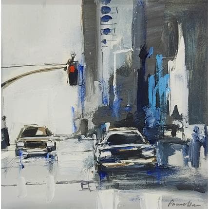 Painting Fièvre by Poumelin Richard | Painting Figurative Oil Urban