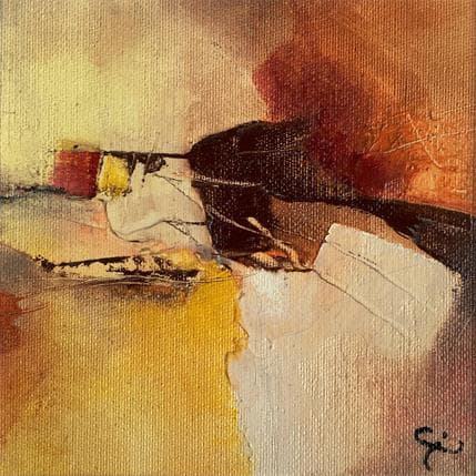 Peinture L'inconscience par Teoli Chevieux Carine | Tableau Abstrait Acrylique, Huile Minimaliste