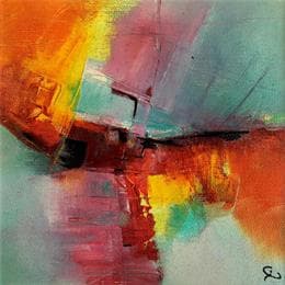 Pintura Color me por Teoli Chevieux Carine | Pintura Abstract Acrylic, Oil Minimalist
