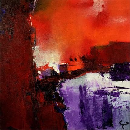 Peinture 22 par Teoli Chevieux Carine | Tableau Abstrait Acrylique, Huile Minimaliste