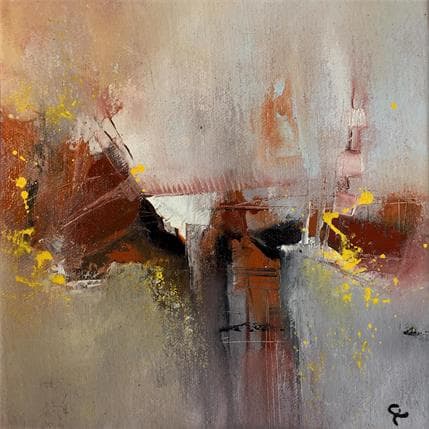 Peinture Ocres de provence par Teoli Chevieux Carine | Tableau Abstrait Acrylique, Huile Minimaliste