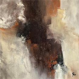 Painting L'autre monde by Teoli Chevieux Carine | Painting Abstract Acrylic, Oil Minimalist