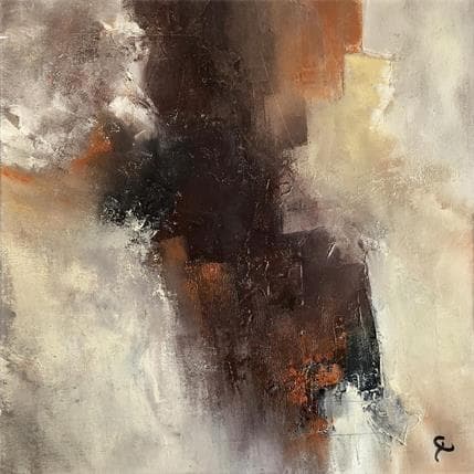 Peinture L'autre monde par Teoli Chevieux Carine | Tableau Abstrait Acrylique, Huile Minimaliste