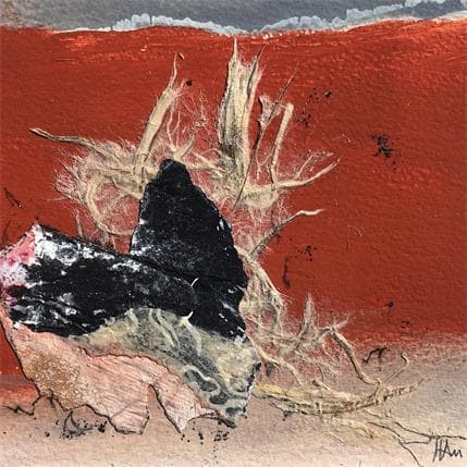 Peinture Eclosion 3 par Han | Tableau Abstrait Minimaliste