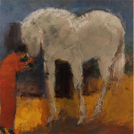 Peinture Danseur par Fernando | Tableau Figuratif Huile Animaux