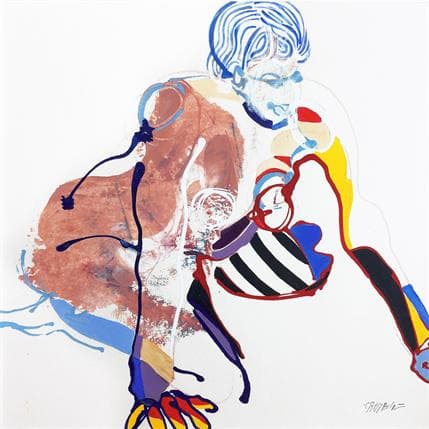 Painting 5724 by Cressanne | Painting Figurative Acrylic Nude