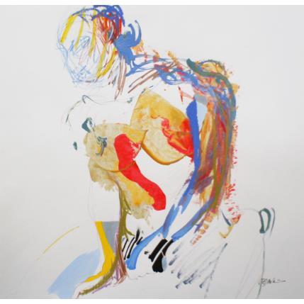 Peinture Prête à partir par Cressanne | Tableau Art Singulier Acrylique Nu