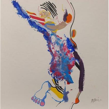 Peinture 5872 par Cressanne | Tableau Art Singulier Acrylique Nu