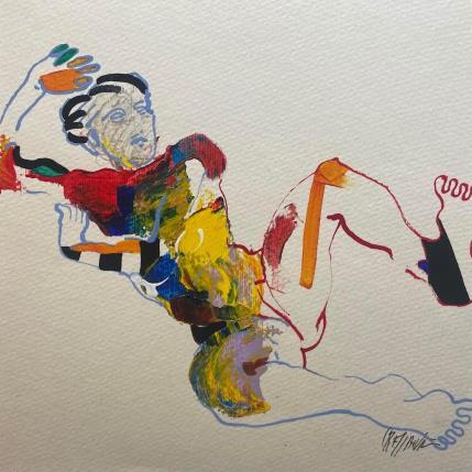 Peinture 5005 par Cressanne | Tableau Figuratif Acrylique Nu