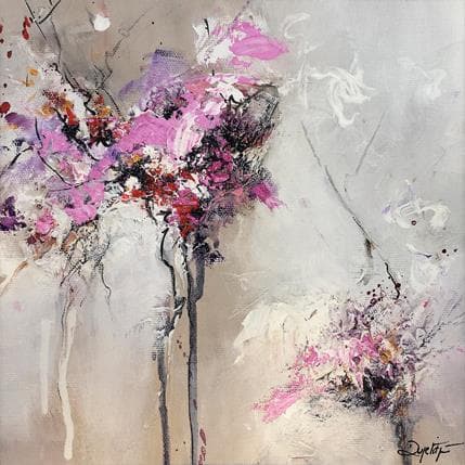 Peinture Kyoto par Dupetitpré Roselyne | Tableau Abstrait Huile Minimaliste