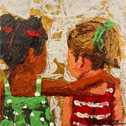 Pintura Verde por Escobar Francesca | Pintura Figurative Acrylic Life style