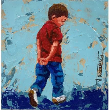 Peinture Paz par Escobar Francesca | Tableau Figuratif Acrylique Portraits, scènes de vie