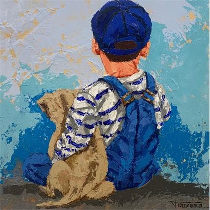 Peinture Fidelidad par Escobar Francesca | Tableau Figuratif Acrylique Portraits, scènes de vie