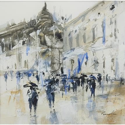 Painting Palais des doges by Poumelin Richard | Painting Figurative Oil Urban