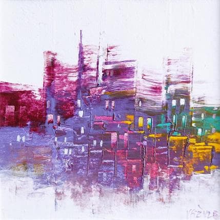 Pintura Lumière du soir por Fièvre Véronique | Pintura Figurative Acrylic Urban