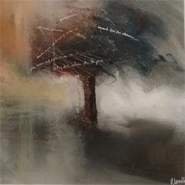 Painting Poetry Tree 2 by Lundh Jonas | Painting Figurative Acrylic Landscapes