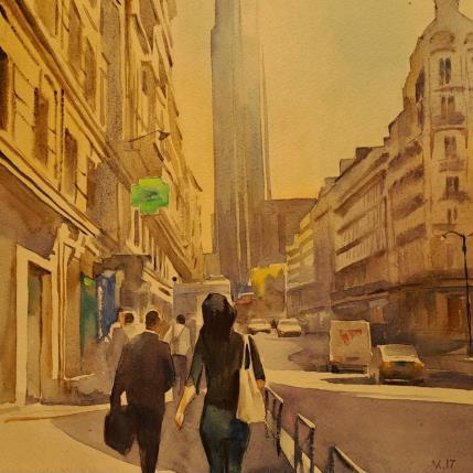 Peinture Paris - J16 par Khodakivskyi Vasily | Tableau  Aquarelle