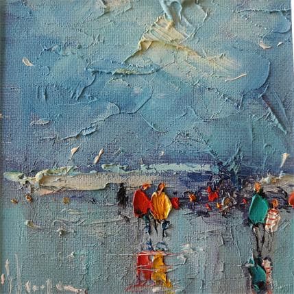 Peinture KLDOA047 par Kleiner Dominique | Tableau Abstrait Huile scènes de vie