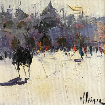 Peinture Sans titre 1 par Kleiner Dominique | Tableau Abstrait Huile Urbain