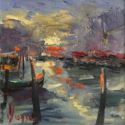 Peinture Sans titre 4 par Kleiner Dominique | Tableau Abstrait Huile Paysages