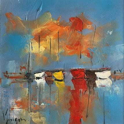 Peinture Sans titre 1 par Kleiner Dominique | Tableau Figuratif Huile Marine