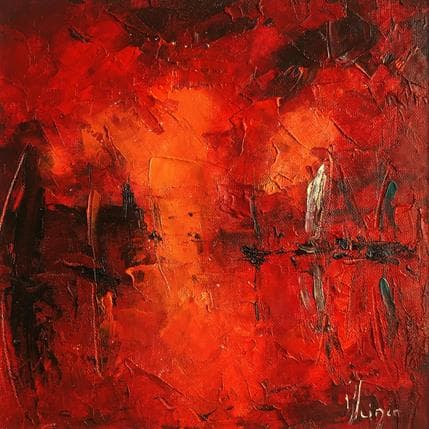 Peinture Sans titre 4 par Kleiner Dominique | Tableau Abstrait Huile Marine